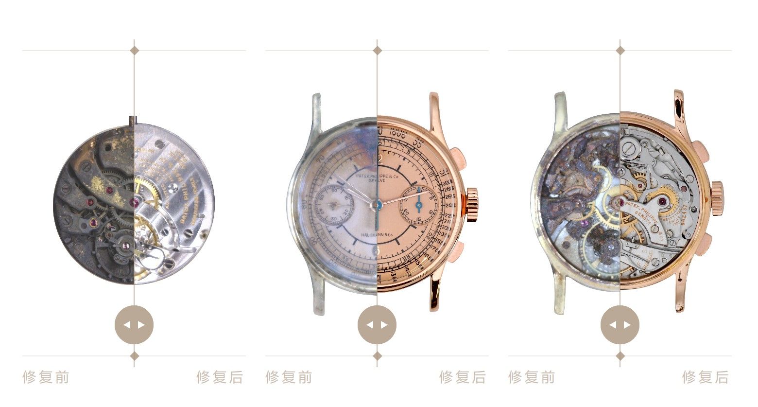 百達翡麗手表維護保養-保養類型和修復